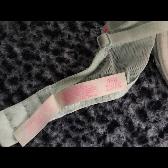 Ice Blue Lace Date Bra PINK - Picture 3 of 4